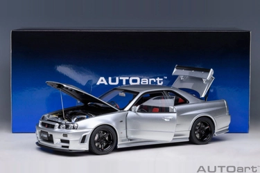 オートアート社製 「NISMO R34 GT-R Z-tune シルバー」精巧な1/18スケールモデルがCAMSHOP.JPに登場！