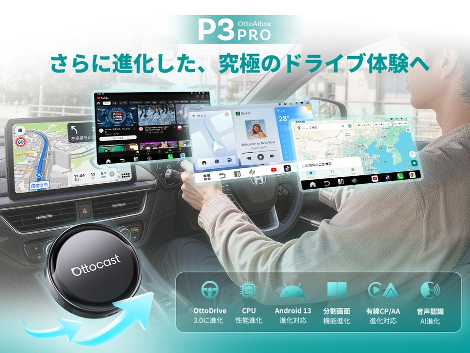 P3 Proで広がる車内体験