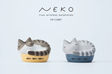 「ラディウスのNEKO」に新しい仲間が登場！ 猫モチーフの完全ワイヤレスイヤホン 「NEKO true wireless earphones HP-C28BT」から 新色2種を2025年10月下旬より販売開始