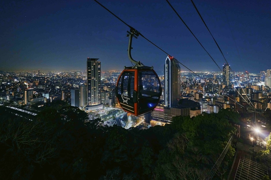 神戸布引ロープウェイ　夜景