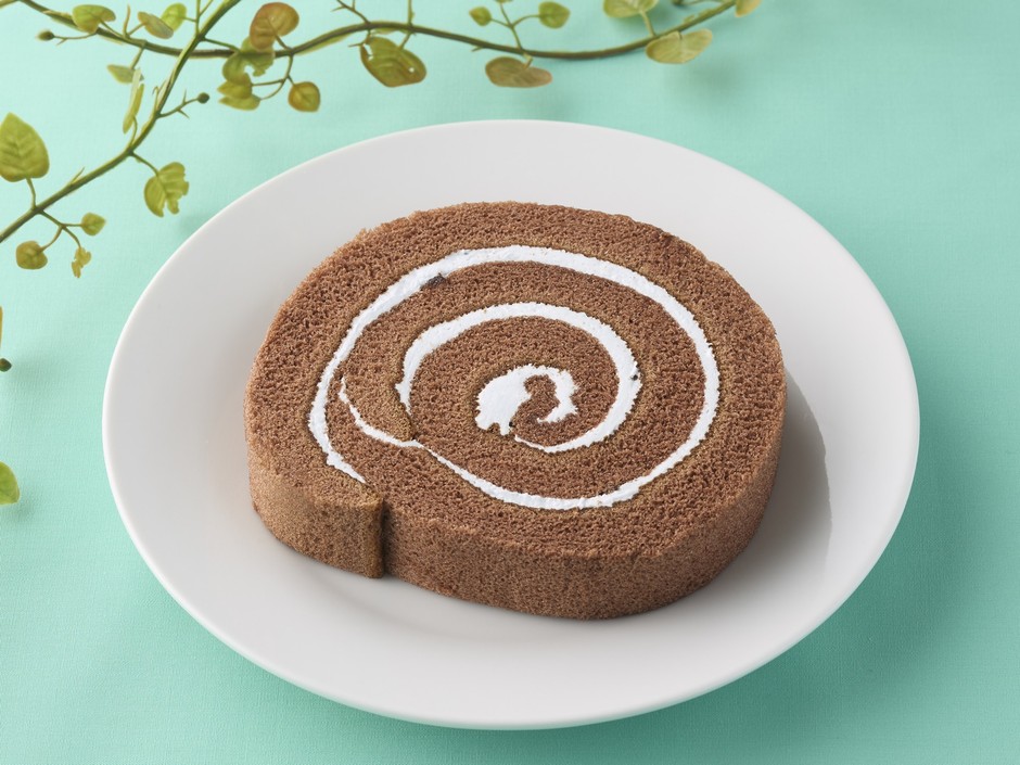 しっとりチョコミントロールケーキ　イメージ画像
