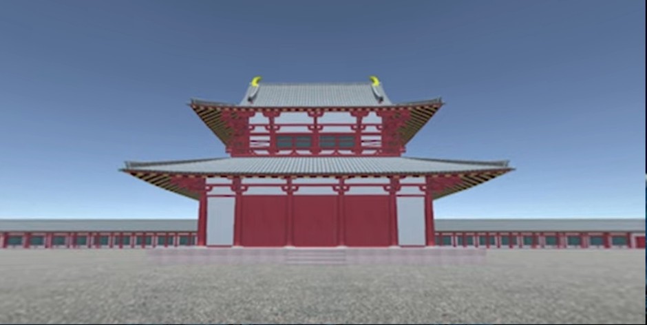 飛鳥寺のＶＲ映像（イメージ）