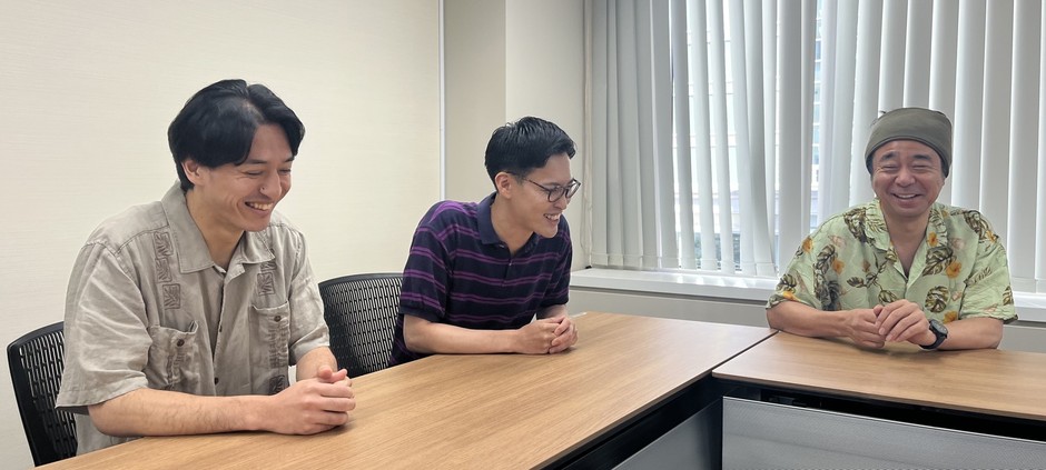 中野文也(トワイライト渚)、カミノシュウヘイ(トワイライト渚)、有野晋哉(よゐこ)