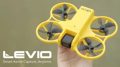 100g未満のジンバル搭載ドローン「LEVIO」を3月26日から Makuakeで先行販売開始！気軽に空撮ができるコンパクトサイズ