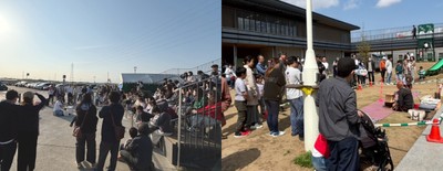 賑わいの様子