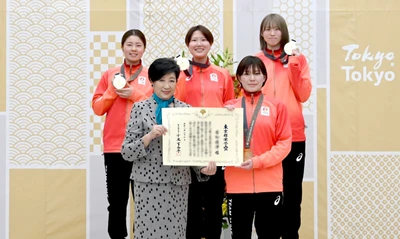 ＪＦＥシステムズ社員　川島 真琴選手が 東京都栄誉賞・都民スポーツ大賞を受賞