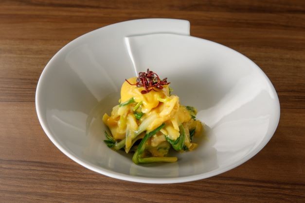 <夕食一例>前菜料理もオーダーをしてから仕上げます