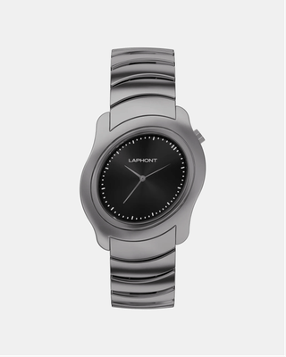 Sliver Case Black Dial