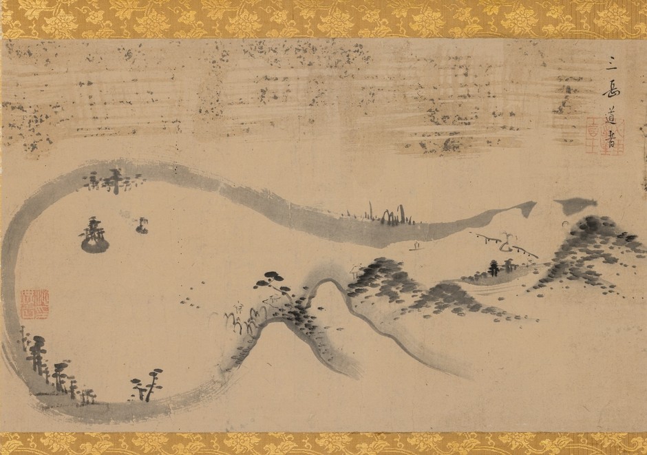 琵琶湖近江八景_池大雅_江戸時代_個人蔵