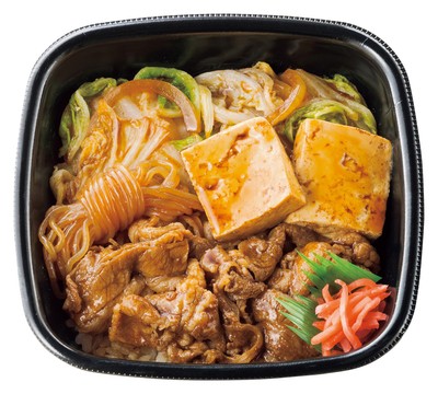 丼タイプ 牛すき重 639円 (税込690円)