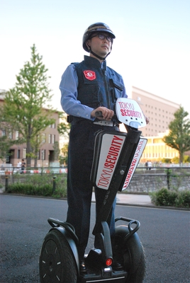 セグウェイを活用した巡回警備(イメージ)