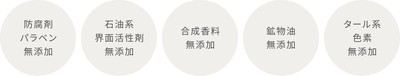 ハーバーが守り続ける「5つの無添加」