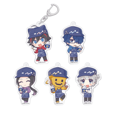 アクリルキーホルダー　全５種　イメージ画像