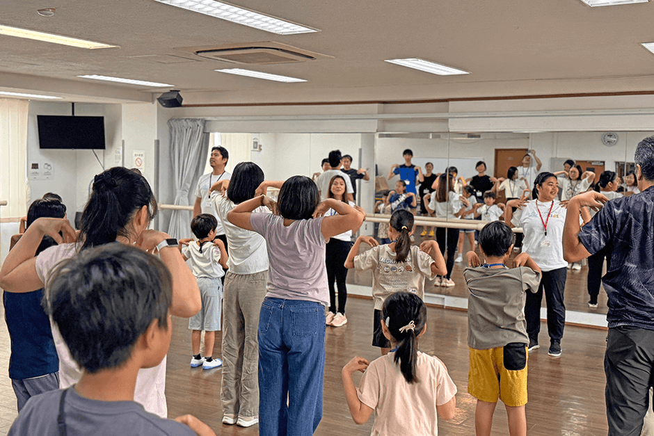 準備運動の様子