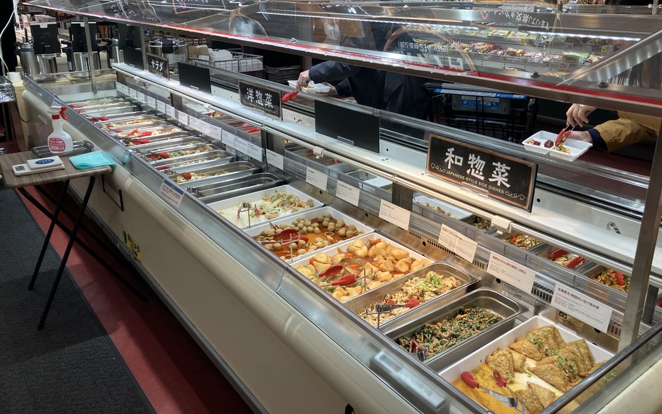 惣菜バイキング売場