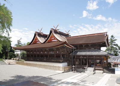 吉備津神社 国宝本殿・拝殿―1