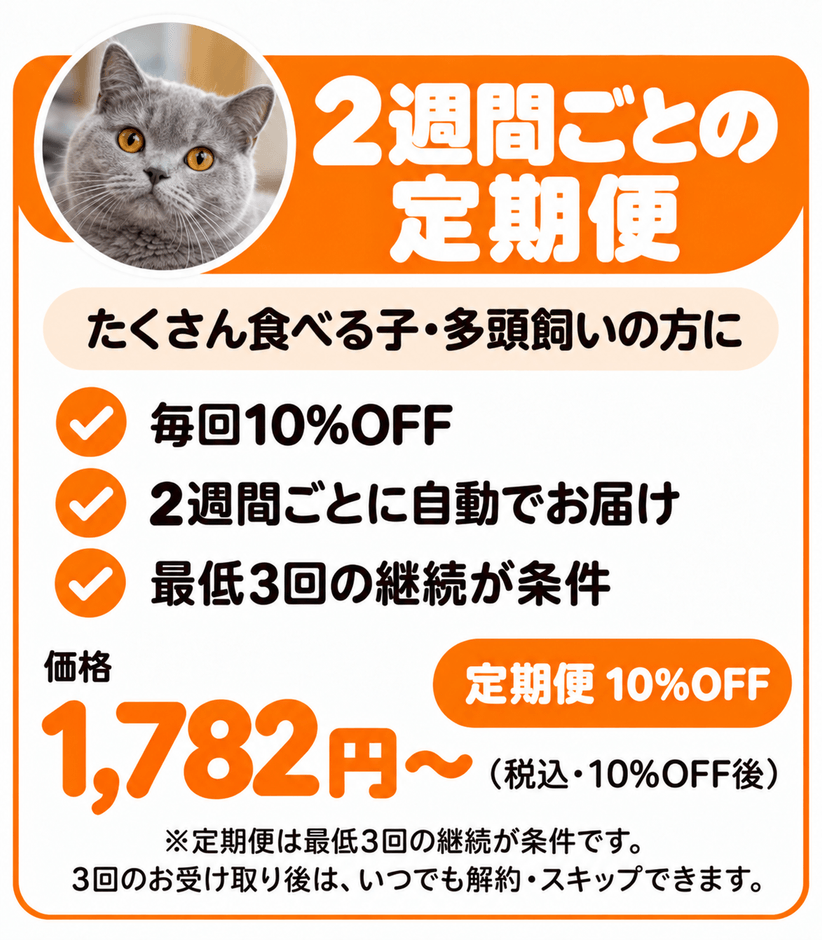 2週間ごとサブスク