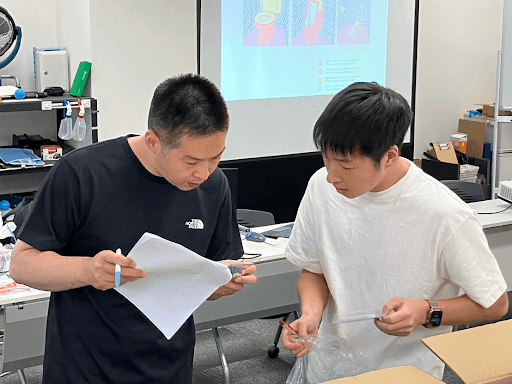 指導の様子