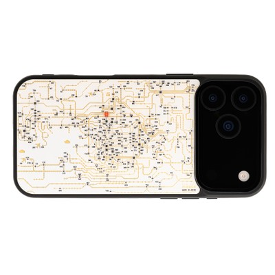 FLASH 関西回路線図 iPhone 17/18 Pro Maxケース　白