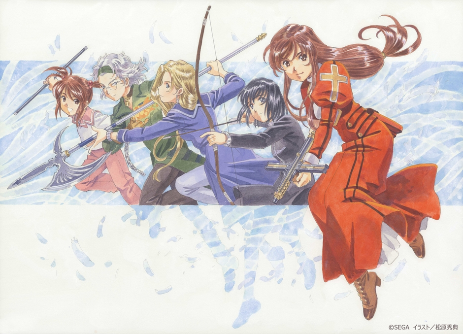 「守るべきもの~夢~巴里花組」(C)SEGA イラスト/松原秀典