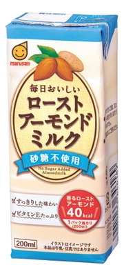 毎日おいしいローストアーモンドミルク 砂糖不使用200ml
