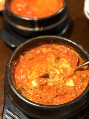豆乳スンドゥブチゲ定食