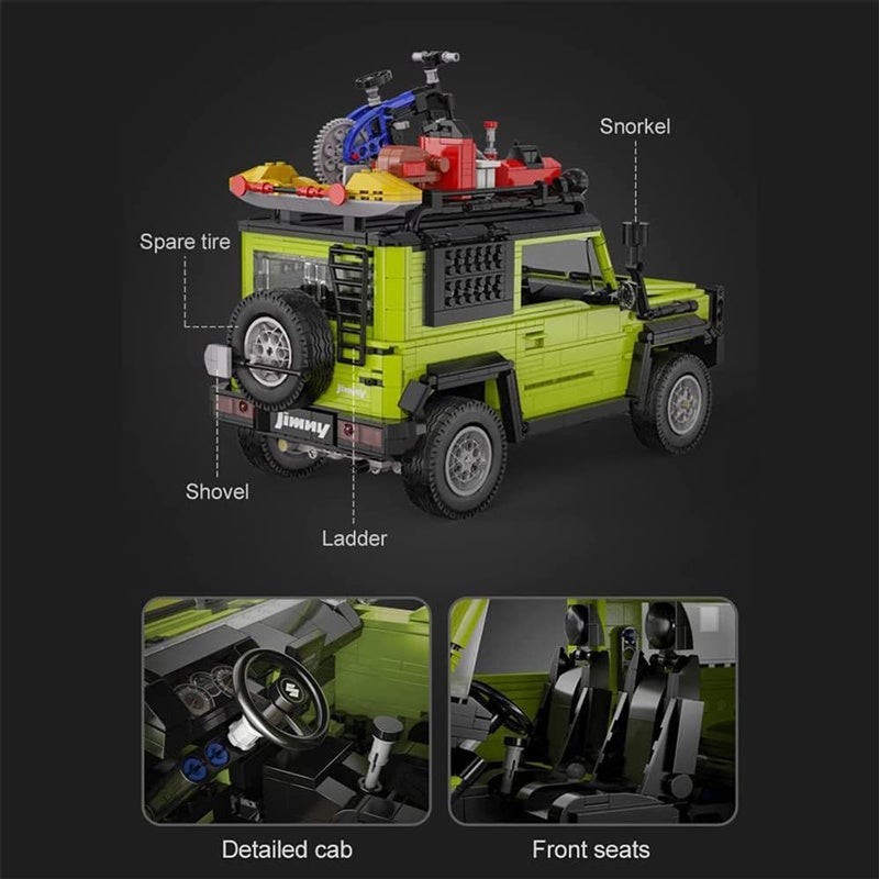 CaDA ブロック 1:12 スケール Suzuki Jimny Sierra