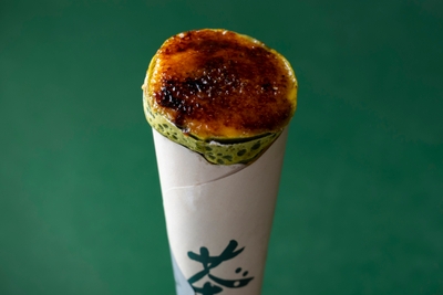 ブリュレお濃茶クレープ 1,100円(税込)