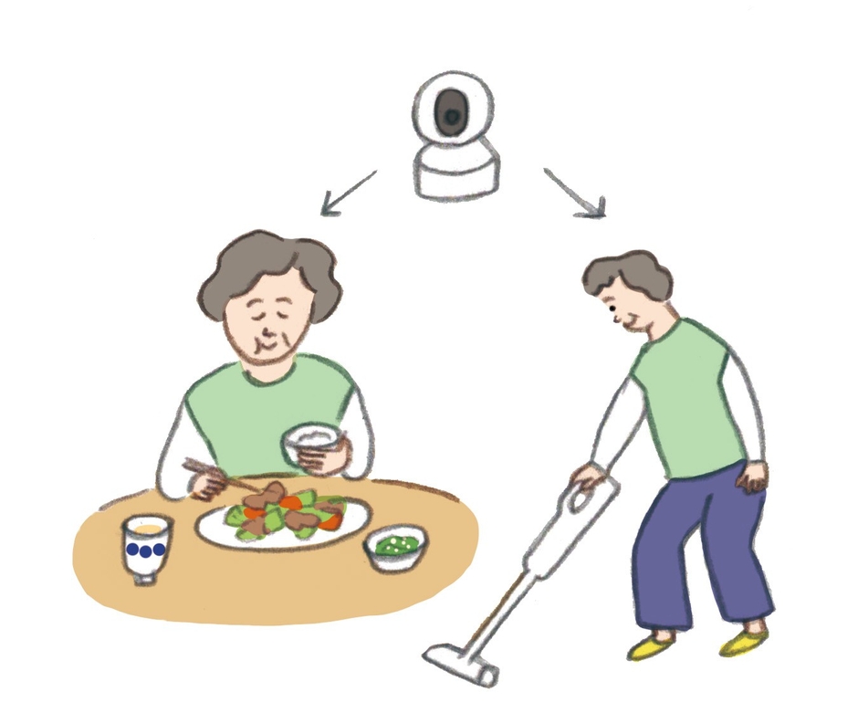 安否だけでなく、生活状況が「見える」