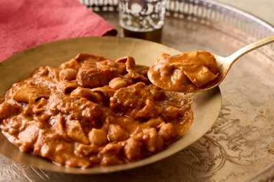 盛り付け例(マサラカレー)