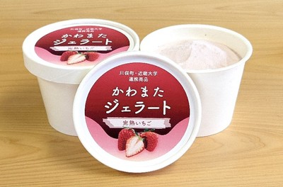 かわまたジェラート 完熟いちご