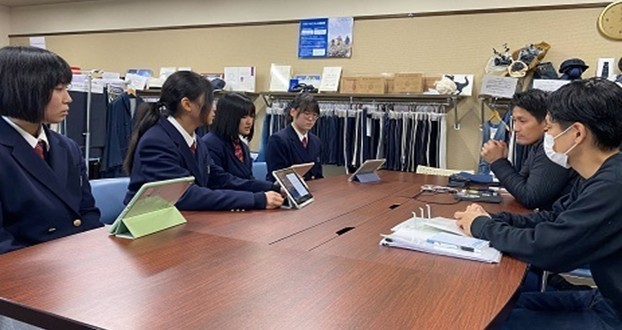 令和6年(2024年)企業との打ち合わせの様子