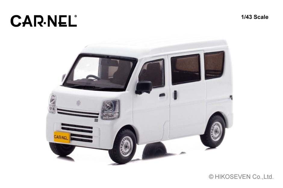 1/43 スズキ エブリイ PA (DA17V) 2021 White：左前
