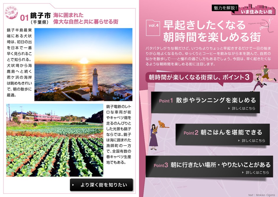 電子雑誌『マドリーム』Vol.34 早起きしたくなる朝時間を楽しめる街