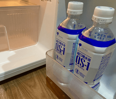 建設業的感覚で常備している経口補水液