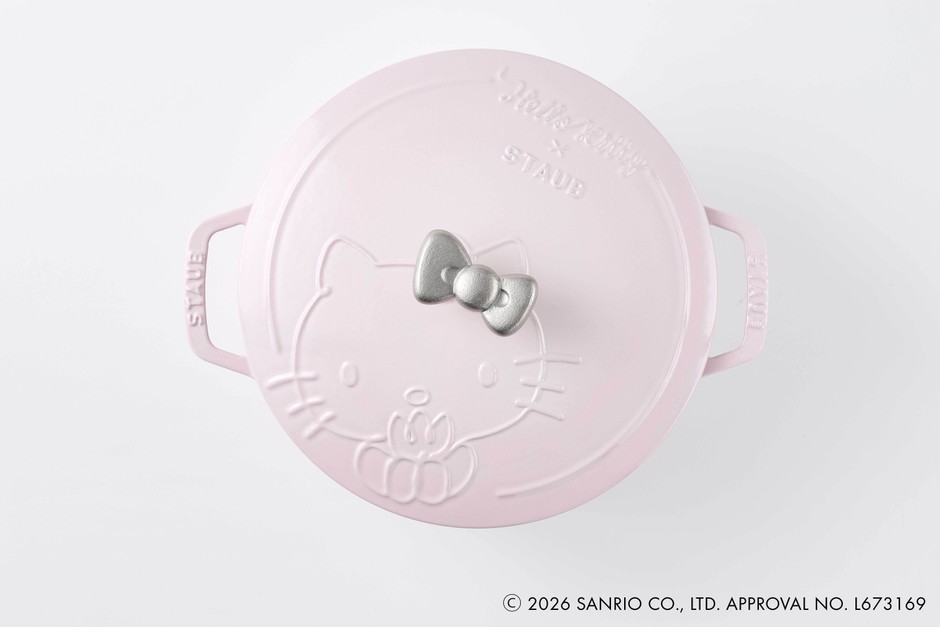Wa-NABE ハローキティ XL 24cm ソルベローズ 俯瞰