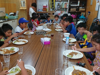 子ども食堂の様子