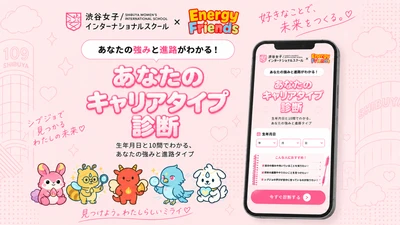 渋谷女子インターナショナルスクール×メディア工房 「シブジョ診断」を提供開始　 性格や好きなことから、自分に合った学びと次の一歩が見つかる 進路診断コンテンツ