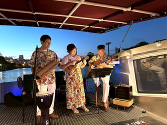 大阪のEV(電気)船で船上ビアホールを10月22日に開催　 30名限定、ジャズの生演奏と夜景を楽しむ