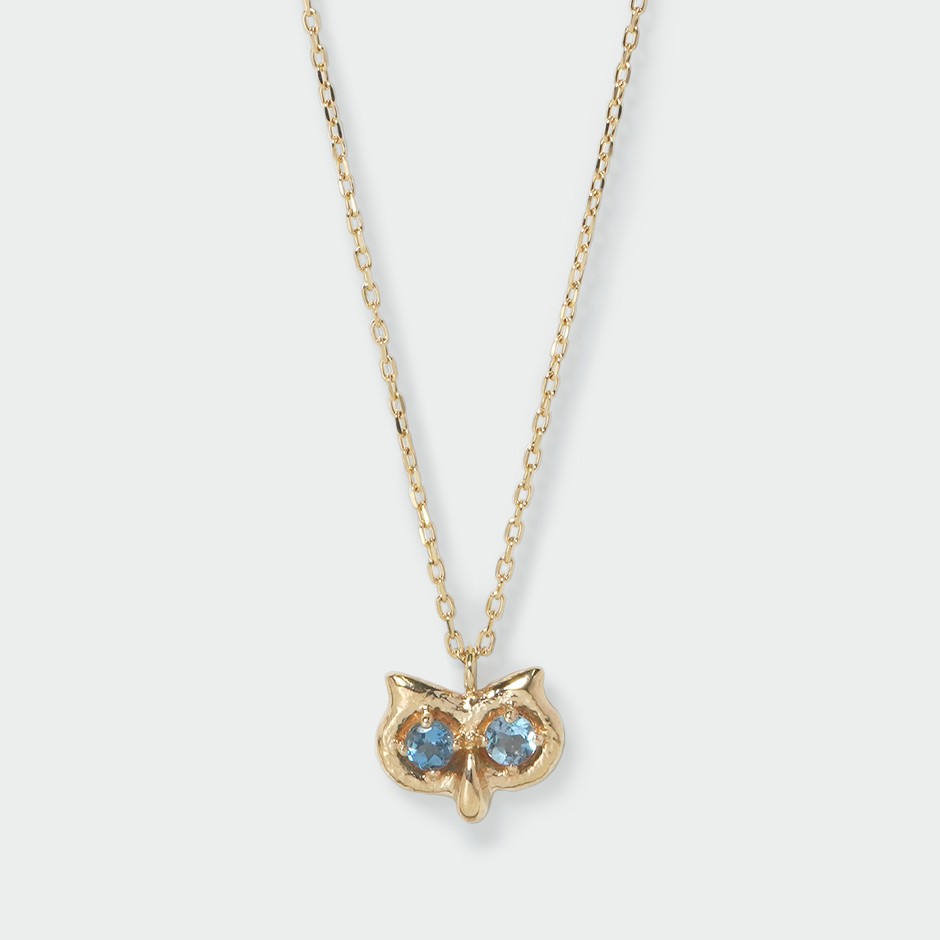 ネックレス K10YG アクアマリン ¥70,400