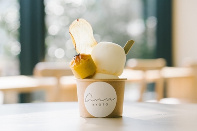 「ann kyotoｃafé&shop」人気のご当地アイス「もち雪」