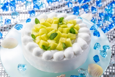 メロンショートケーキ