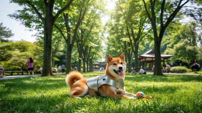 ペット（犬）用アイスベスト、発売直前