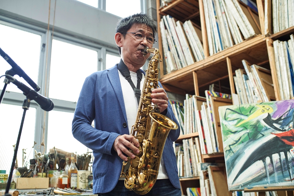 池田篤@Recording