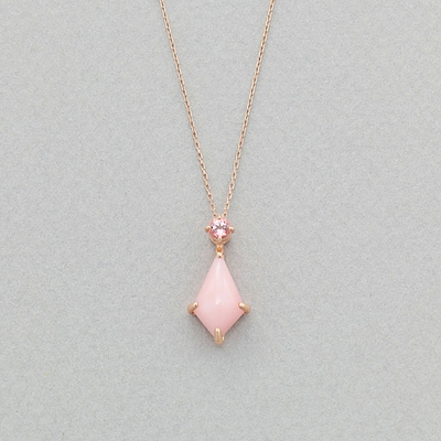 K10PG NECKLACE /PINK OPAL, TOPAZ  \27,500（税込）