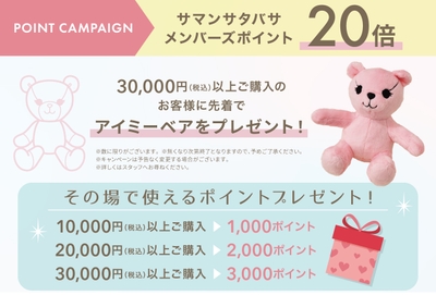 サマンサタバサ 西銀座店 オープンキャンペーン2
