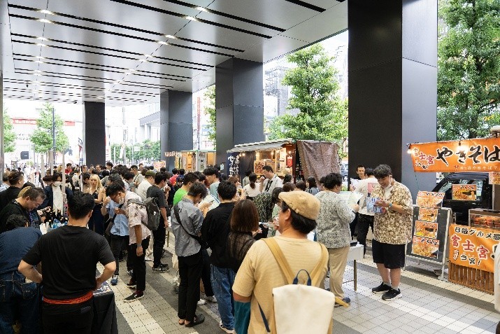 去年開催時屋外キッチンカーエリア