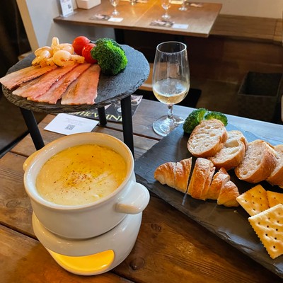 チーズフォンデュセット　3500円　