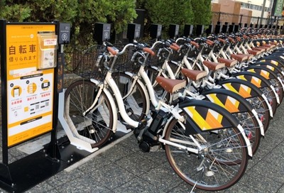 HELLO CYCLINGのステーションの設置イメージ