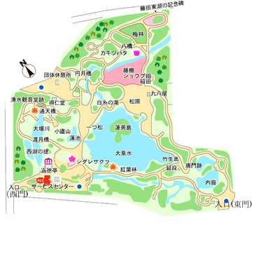 園内マップ